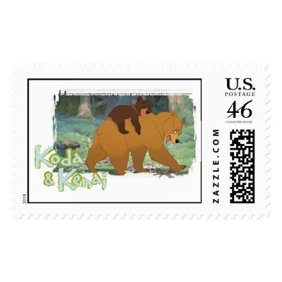Brother Bear's Koda and Kendi Disney postage