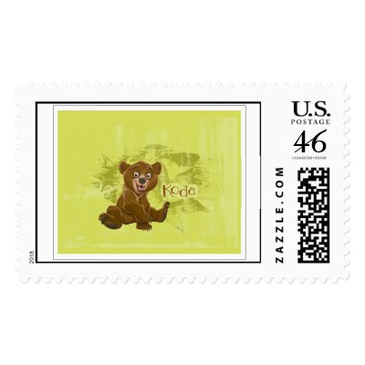 Brother Bear's Koda Sitting Disney postage