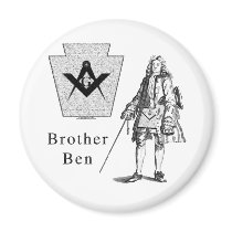Brother Ben Franklin Magnet