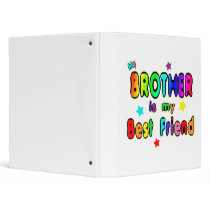 Brother Best Friend Vinyl Binder