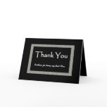 BROTHER Best Man - Checkerboard Wedding THANK YOU Greeting Card
