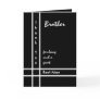 BROTHER - Best Man Wedding Thank You Card