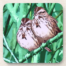 Brother Birds Beverage Coasters