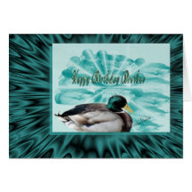 Brother Birthday-customize Cards