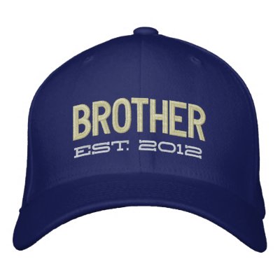 Brother Established 2012 (customizable) Embroidered Baseball Caps