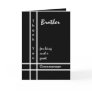 BROTHER - Groomsman Wedding Thank You Greeting Cards