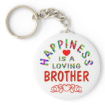 Brother Happiness Keychain