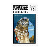 Brother Hawk Postage postage by JWBaker_Artist Brother Hawk Postage postage