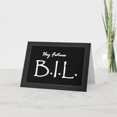 Brother in Law Groomsman Invitation  Customizable Cards