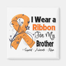 Brother - Leukemia Ribbon Refrigerator Magnets