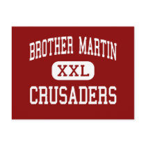 Brother Martin - Crusaders - High - New Orleans postcards by customteamsportswear Brother Martin - Crusaders - High - New Orleans postcards