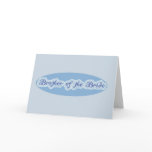 Brother of the Bride Greeting Card