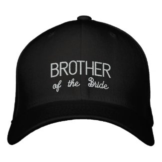 BROTHER of the Bride hat embroideredhat
