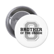 Brother of the Groom Cheer Button