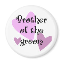 Brother of the Groom magnets