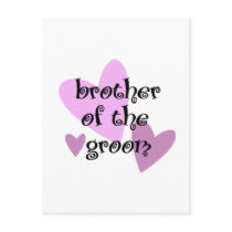 Brother of the Groom postcards