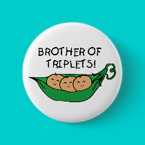 Brother of Triplets Pod buttons by Scrappintwins Brother of Triplets Pod buttons