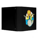 Brother Playing Drums Vinyl Binders