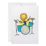 Brother Playing Drums Custom Announcement