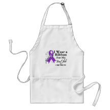 Brother Purple Ribbon - Pancreatic Cancer Aprons