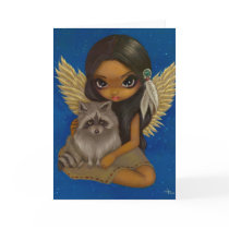 "Brother Raccoon" Greeting Card