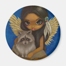 "Brother Raccoon" Magnet