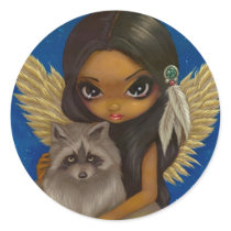 "Brother Raccoon" Sticker by strangeling "Brother Raccoon" Sticker