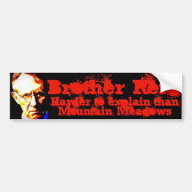 Brother Reid  Hard to explain... Bumper Sticker