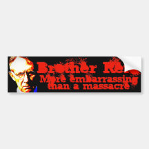 Brother Reid: More Embarrassing than a Massacre Bumper Stickers