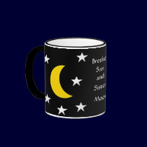 BROTHER SUN and SISTER MOON mugs