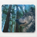 Brother Wolf Mousepad by PauloRodrigues Brother Wolf Mousepad