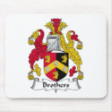 Brothers Family Crest mousepads