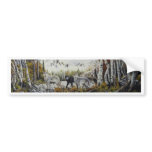 Brothers~Oil Painting by David Paul Bumper Stickers