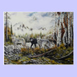 Brothers~Oil Painting by David Paul postcards