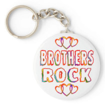 Brothers Rock Keychain