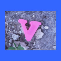 Brought to you by the letter V Postcard postcards