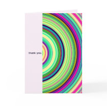 "Brought Vivid Color" Thank You Card