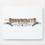 browmcoats logo mouse mats