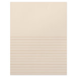 Brown 0341497 Lined Write &amp; Draw Custom Letterhead