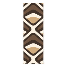 Brown and beige rounded diamonds business card templates