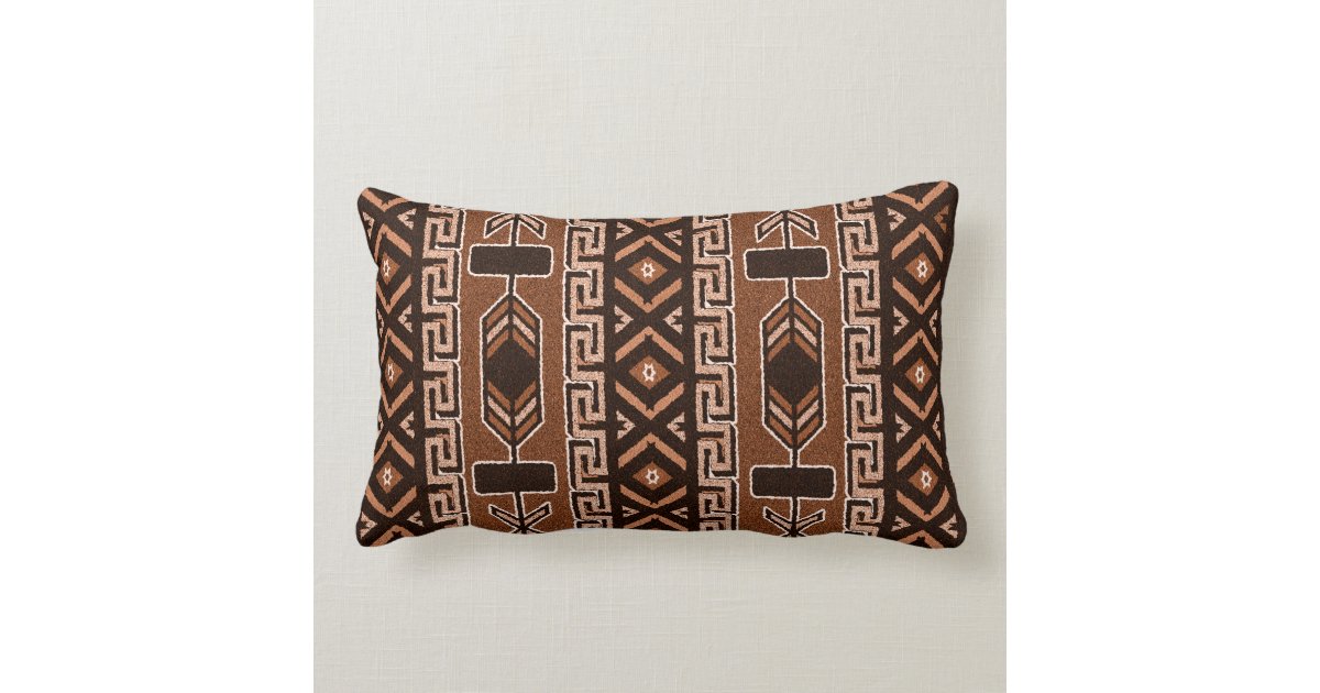 Brown And Black Southwest Tribal Aztec Pattern Throw ...