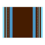 Brown and Blue Background Post Card