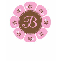 Brown and Pink Monogram B t-shirts
