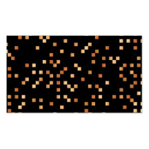 Brown and Tan Squares on Black Business Card Templates