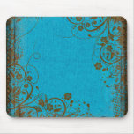 Brown And Teal mousepads