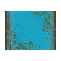 Brown And Teal postcards by camobabygifts Brown And Teal postcards