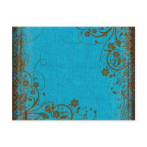 Brown And Teal postcards by camobabygifts Brown And Teal postcards