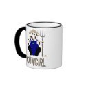 Brown And White Farmer Cow Brown Cowgirl mugs
