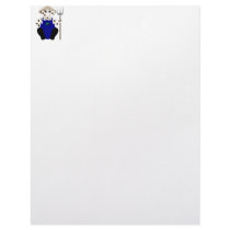 Brown And White Farmer Cow letterhead
