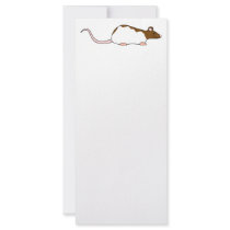 Brown and White Hooded Pet Rat. Rack Card Template